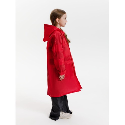 Дождевик детский RainDrop Kids, красный
