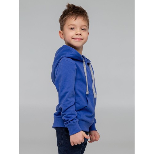 Толстовка с капюшоном детская Kirenga Kids, ярко-синяя