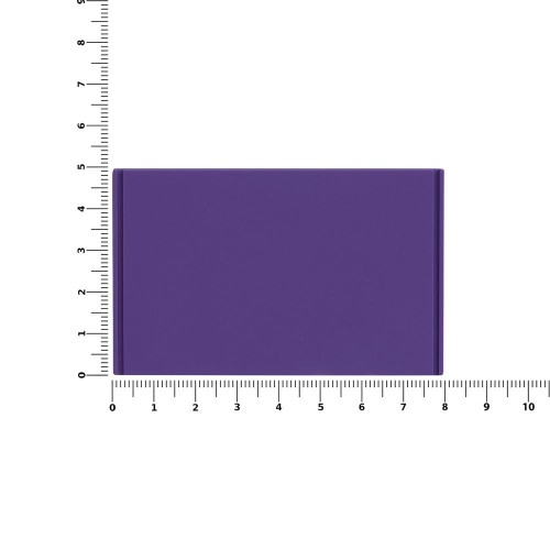 Лейбл из ПВХ Dzeta, XL, фиолетовый