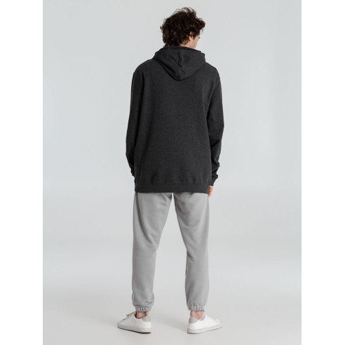 Толстовка с капюшоном унисекс Hoodie, серый меланж (антрацит)