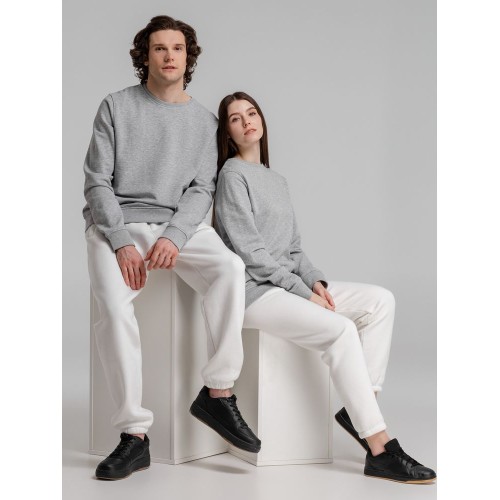 Свитшот унисекс BNC Inspire (Organic), серый меланж