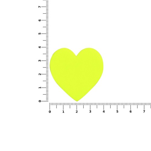 Наклейка тканевая Lunga Сor, M, желтый неон