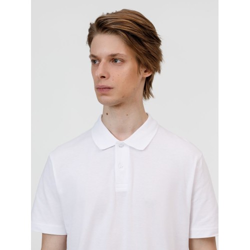 Рубашка поло унисекс Pulse, белая