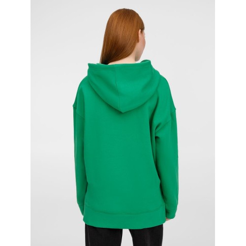 Худи оверсайз унисекс Tolla, зеленое