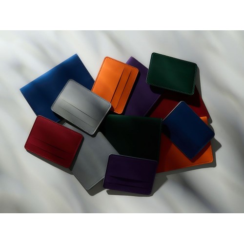 Чехол для карточек Shall Simple, серый