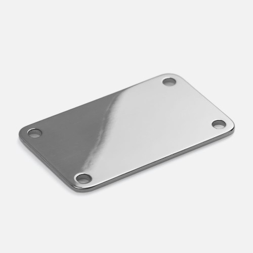 Шильдик металлический Furo, серебристый глянцевый