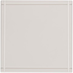 Лейбл из ПВХ Dzeta, L, белый