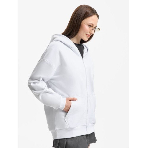 Толстовка унисекс оверсайз Sartoro, белая