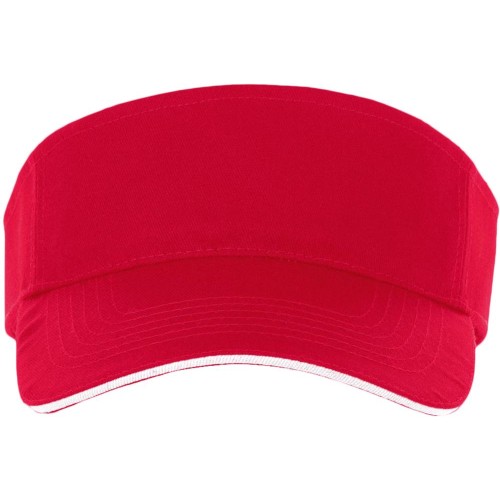 Козырек Ace, красный с белым