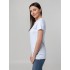 Футболка женская T-bolka Stretch Lady, белая (холодный оттенок)