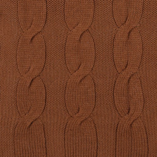 Плед Snefald, коричневый (темное золото)