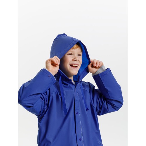 Дождевик детский RainDrop Kids, ярко-синий