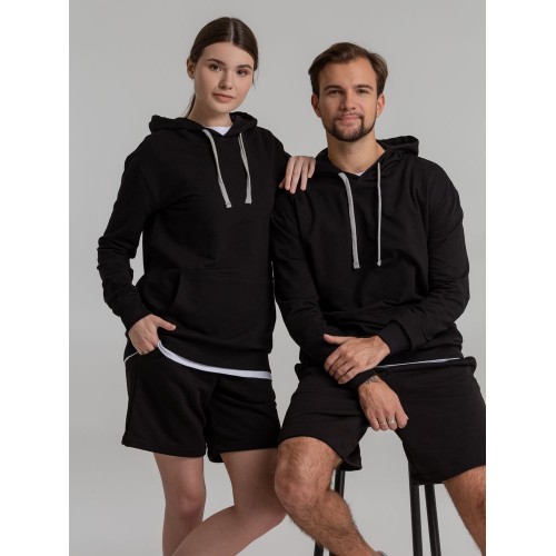 Толстовка с капюшоном Unit Kirenga, черная