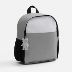 Пешеходный светоотражатель с цепочкой «Мишка», белый