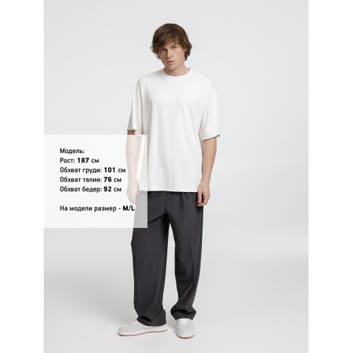 Футболка оверсайз унисекс Lavinia, белая