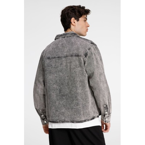 Куртка джинсовая O3, серая