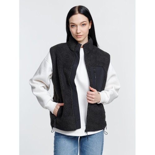 Жилет унисекс Fury BW, темно-серый (графит)