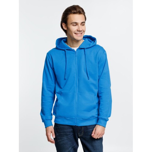 Толстовка на молнии с капюшоном Siverga 2.0, бирюзовая