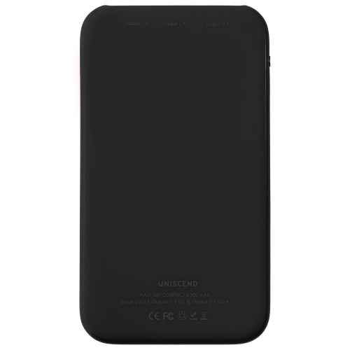 Внешний аккумулятор Uniscend Half Day Compact 5000 мAч, черный