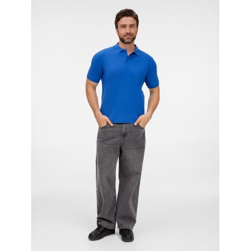 Рубашка поло унисекс Upswing, ярко-синяя