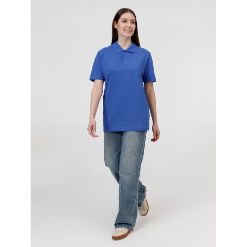 Рубашка поло унисекс Pulse, ярко-синяя (royal)
