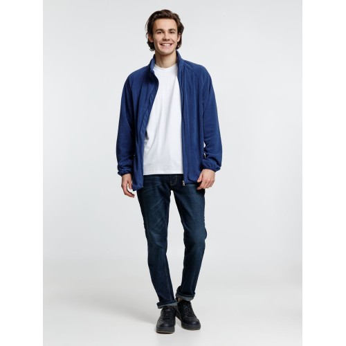 Куртка флисовая унисекс Fliska, темно-синяя