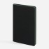Ежедневник Trait, недатированный, черный с зеленым