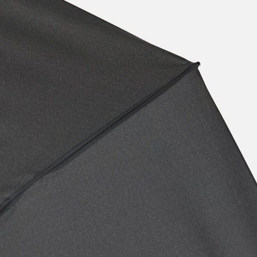 Зонт обратного сложения twoGether с двойным куполом, черный