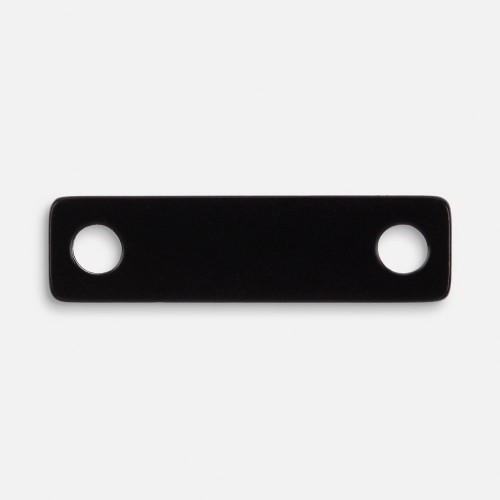 Шильдик металлический Alfa Liten, черный