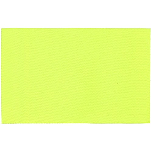 Лейбл тканевый Epsilon, XL, желтый неон