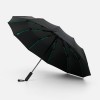 Зонт складной с УФ-защитой Ribstar, черный Зонт складной с УФ-защитой Ribstar, черный