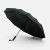 Зонт складной с УФ-защитой Ribstar, черный