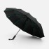 Зонт складной с УФ-защитой Ribstar, черный