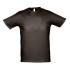Футболка мужская Milano 190, темно-коричневая (шоколад)