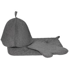 Банный набор Great Heat Therapy, женский, светло-серый