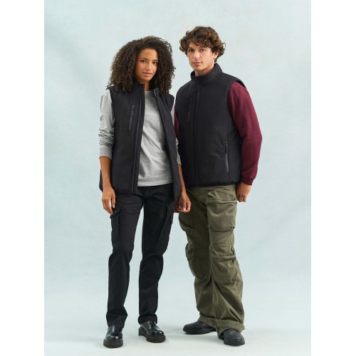 Жилет софтшелл унисекс Falcon BW, синий