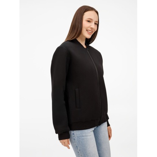 Бомбер унисекс Estado, черный