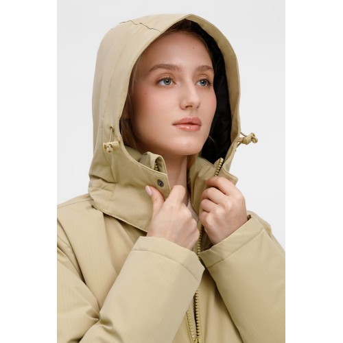 Куртка-парка унисекс Sfera, бежевая