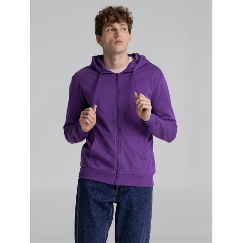Толстовка на молнии с капюшоном Siverga 2.0, фиолетовая