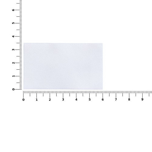 Лейбл тканевый Epsilon, M, белый