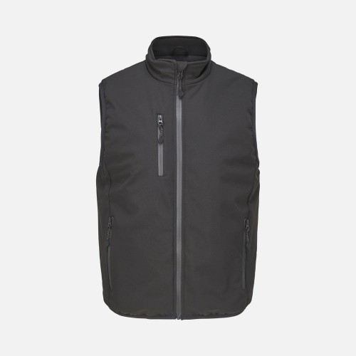 Жилет софтшелл унисекс Falcon BW, черный