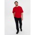 Джемпер с коротким рукавом Siluetti Volumica, красный