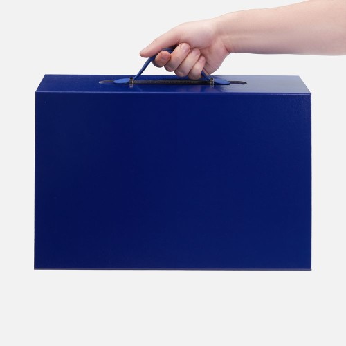 Коробка складная Holdfold, L, синяя