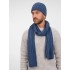 Шарф Metelitsa, синий меланж (джинс)