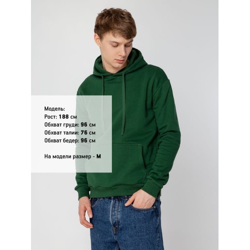 Худи Kirenga Heavy 2.0, темно-зеленое