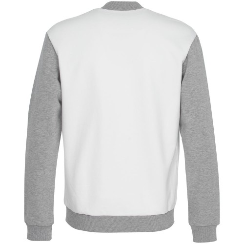 Бомбер College, молочно-белый