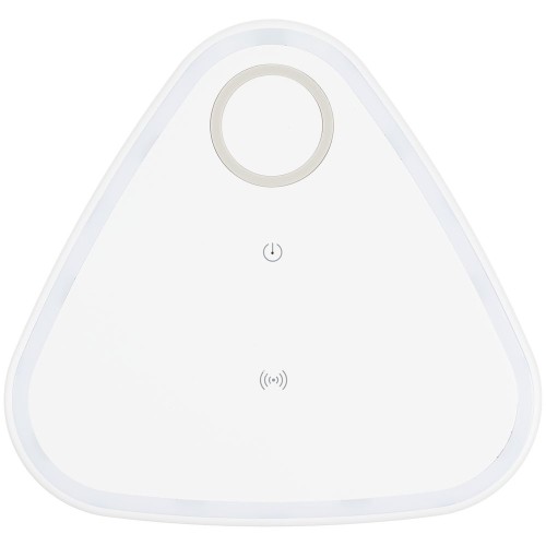 Станция беспроводной зарядки с антистрессом Countdown, белая