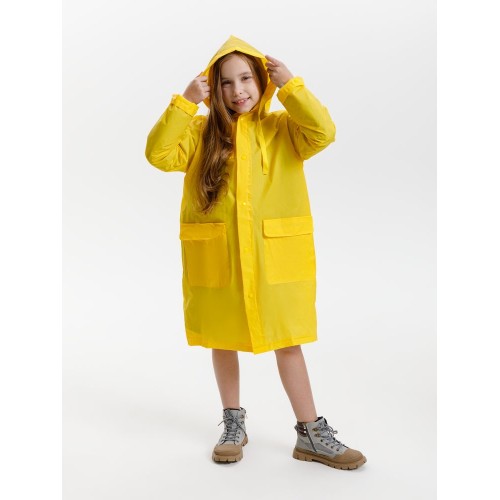 Дождевик детский RainDrop Kids, желтый