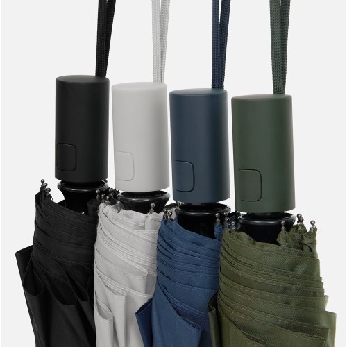 Зонт складной Cloudex, светло-серый