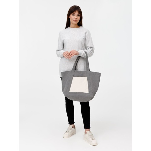 Шопер Shophop, серый с неокрашенным